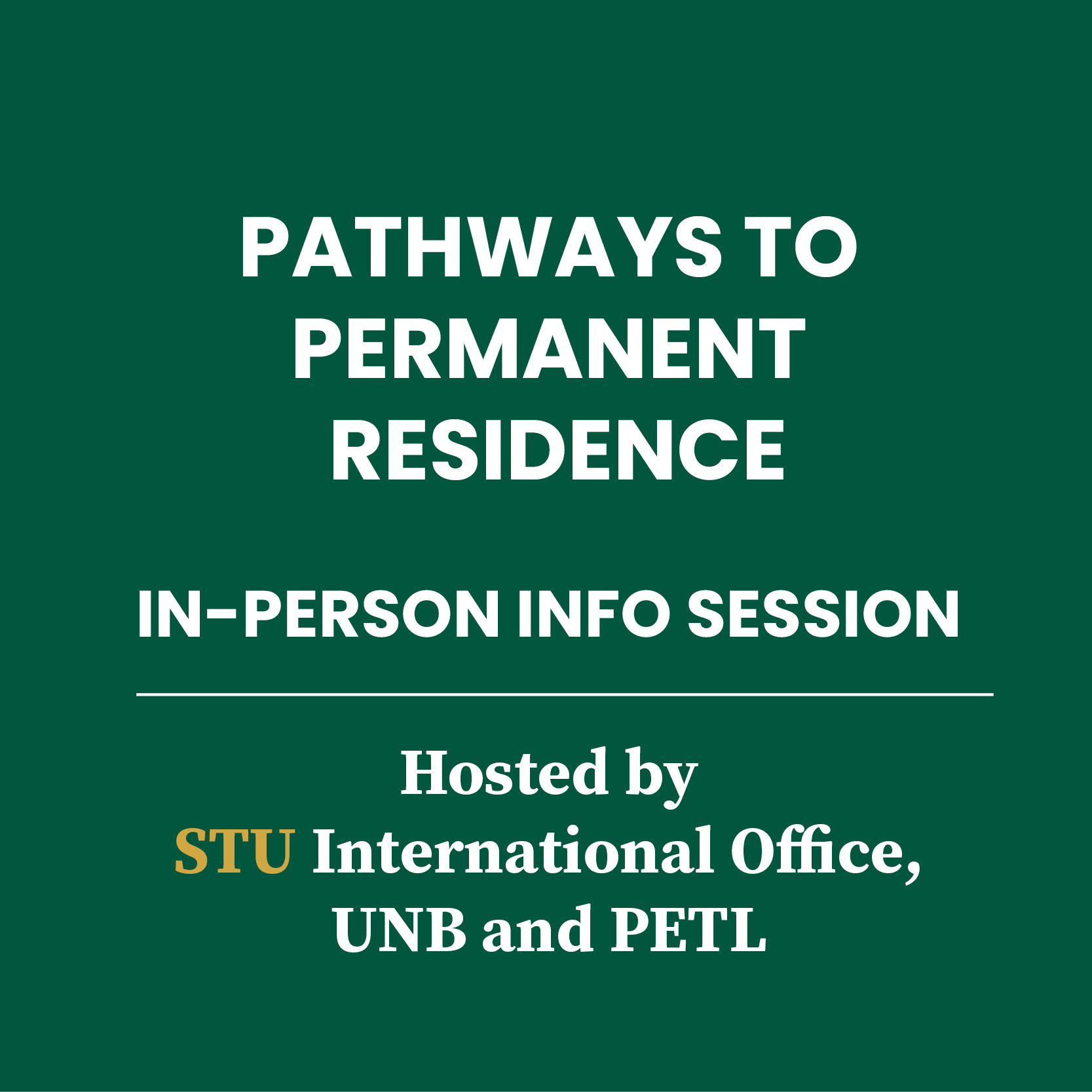 Pathways to Permanent Residence (PR)