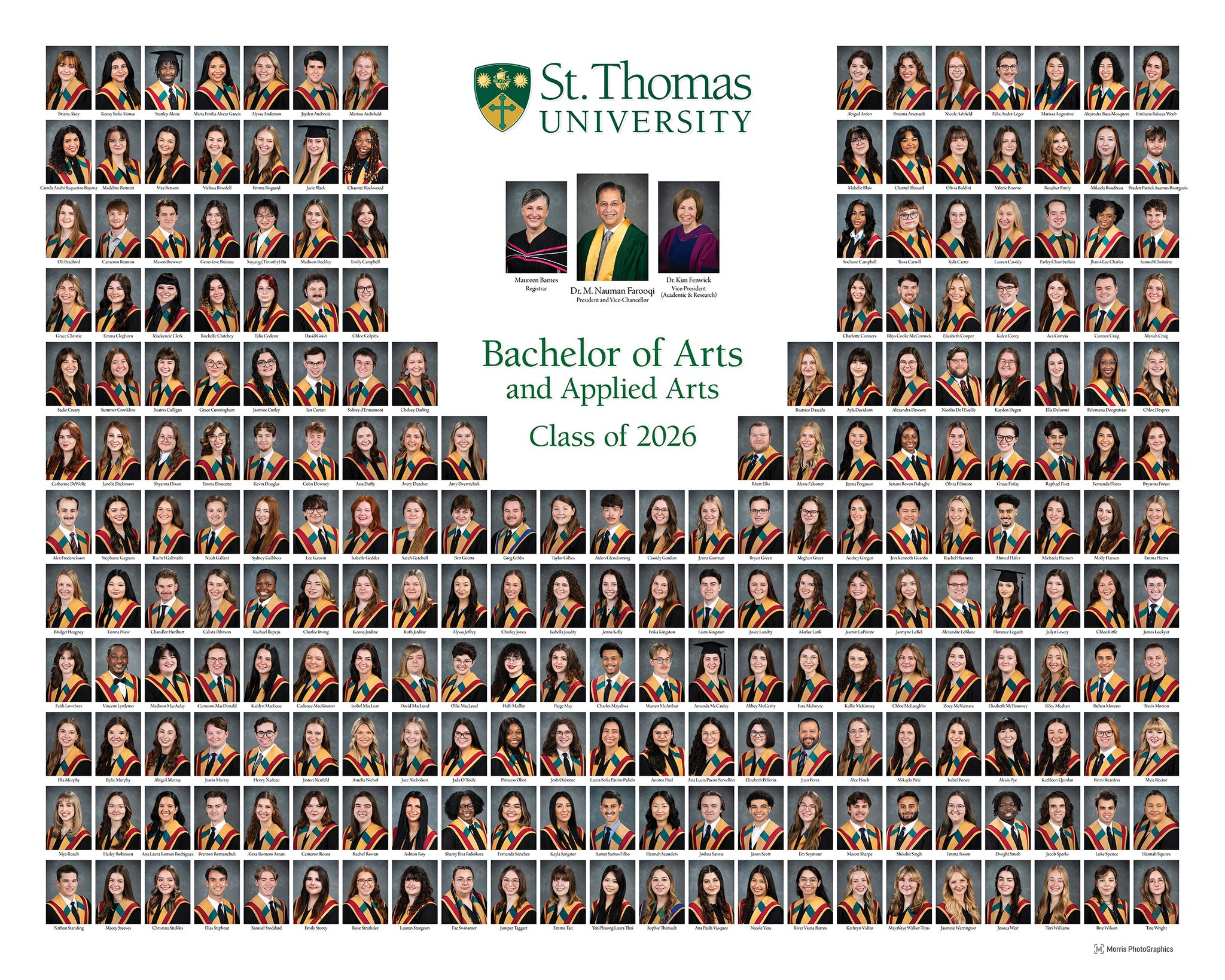 Composite of BA Grads 2026