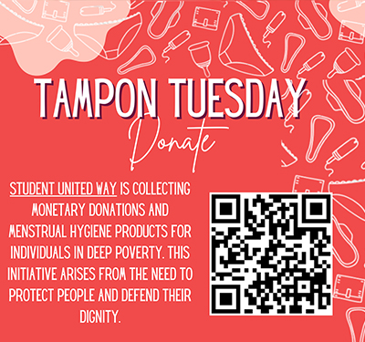 Image for Student United Way Seeking Menstrual Hygiene Donations