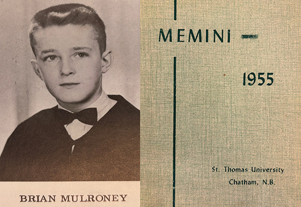 photo of young brian mulroney