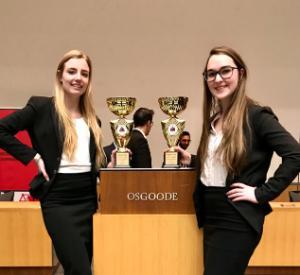 Image for STU Moot Court Students Kelly Brennan and Brianna Workman Win Osgoode Cup