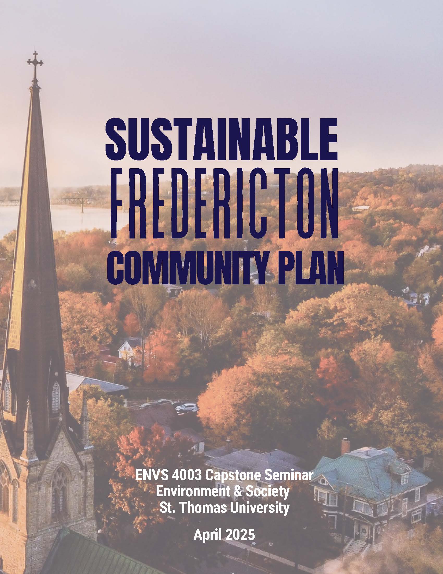 Fredericton Sustainable Community Plan