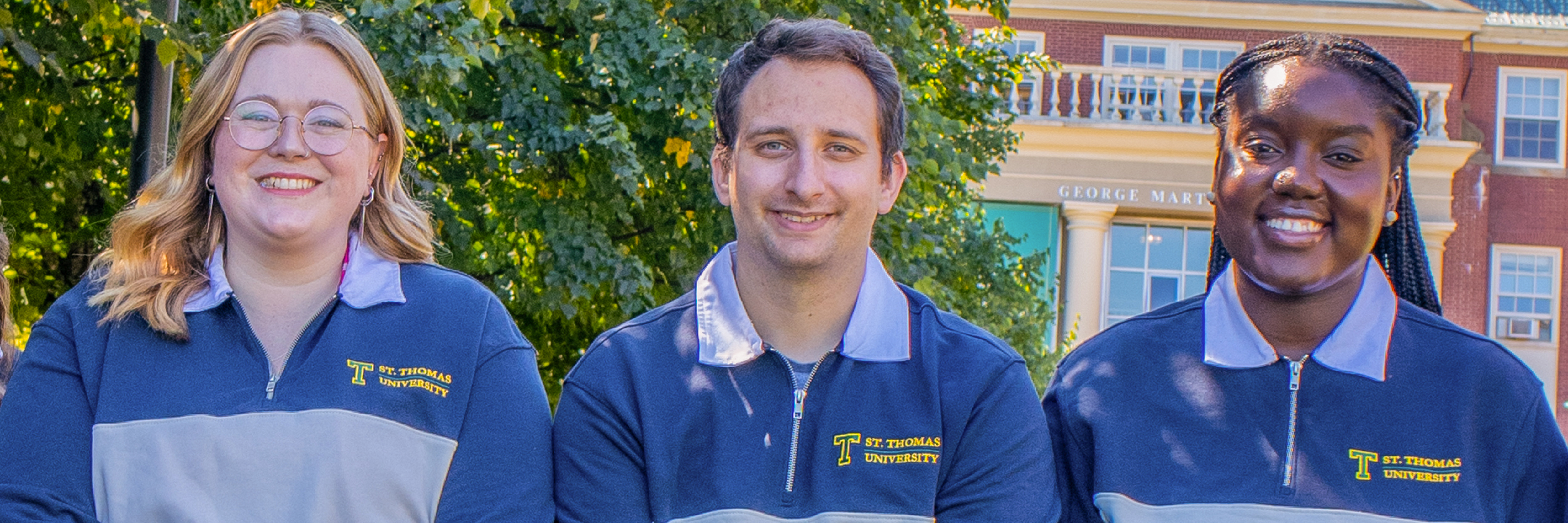 Admissions Counsellors Hannah, Alex, and Muchaneta