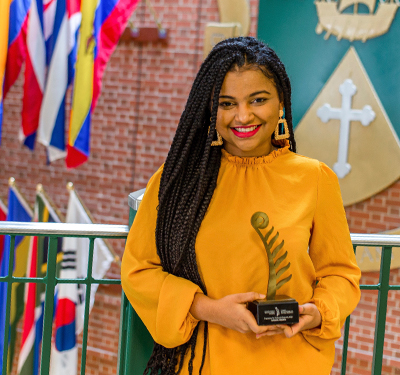 Image for Sydona Chandon Named NB Multicultural Council International Student Champion